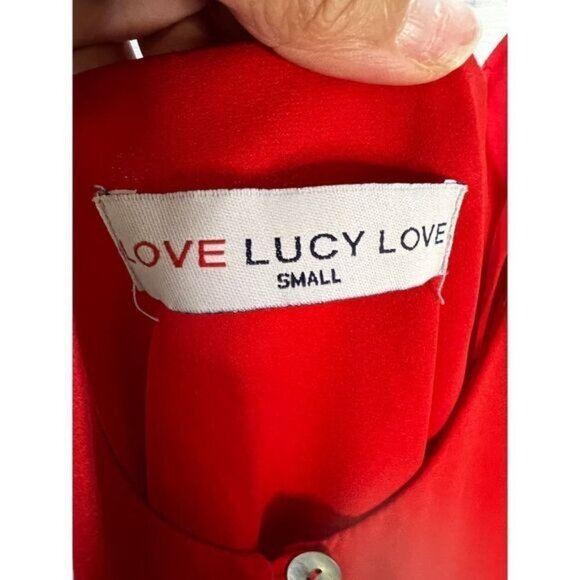 LOVE LUCY LOVE Silk Tank Top Ladies Camisole Small - Picture 4 of 4